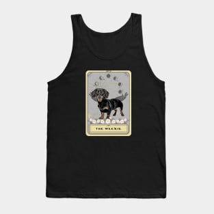 Dachshund Dog Tarot Card, Dachshund Lovers Tank Top